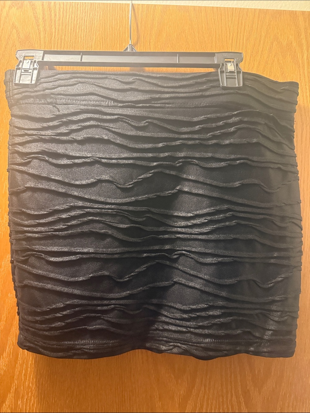 Vintage Wet Seal Black Ruffle Mini Skirt